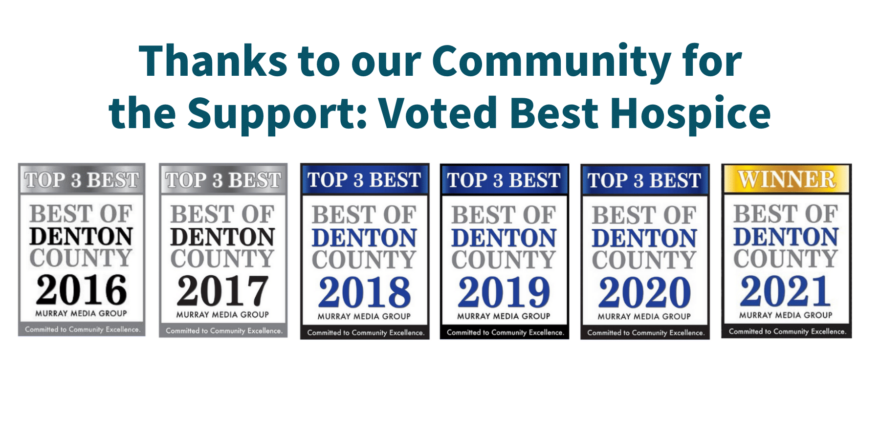 Voted Best Hospice in Denton County