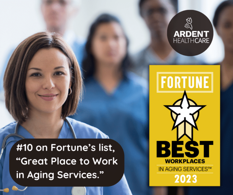 Ardent Healthcare named Fortune Best Workplaces in Aging Services 2023